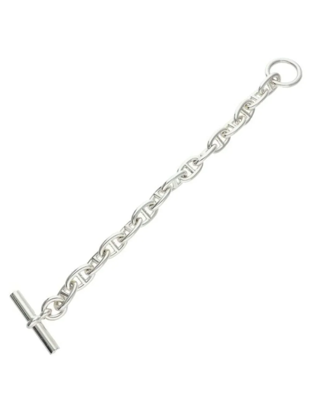 Hermes Chaine D'ancre MM Silver Bracelet